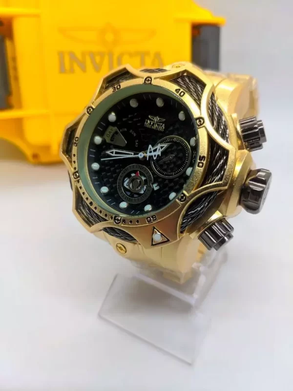 Relógio invicta Reserve Venon Dourado/Preto c/caixa premium