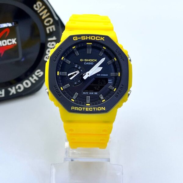 Relógio Masculino G-Shock GA-2110 Amarelo a prova dagua